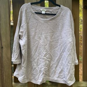 Orvis 3/4 sleeve sweater
